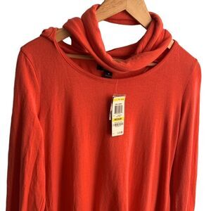 Macy’s Style & Co Medium Beach Tunic + Scarf, Coral